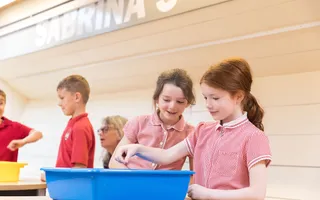 School group at Gloucester Waterways Museum