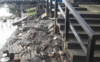 Town Bridge customer service facilities River Weaver before