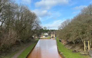 View of the canals and Harecastle Tunnel