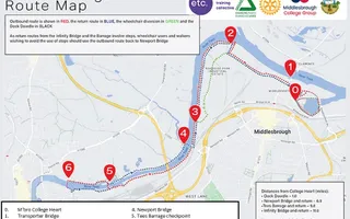 Tees Heritage Walk Map