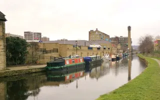 Huddersfield Broad Canal near the city centre, copyright Chris Morgan