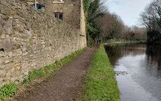 Towpath between ADM Mills site and canal