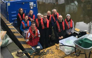 Towpath Taskforce volunteers at City Road