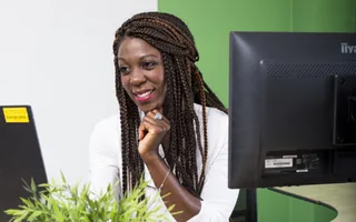 Working in the office