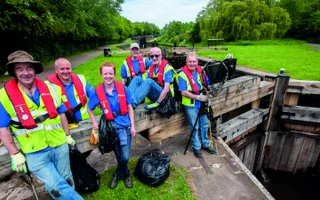 Volunteers at Wigan Locks