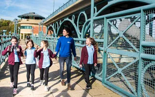 Explorers at Tees Barrage