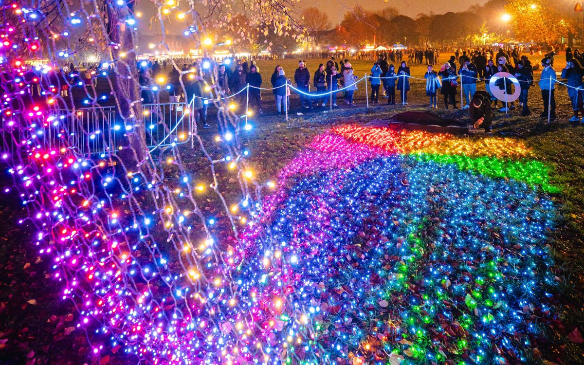 Celebrate Diwali by the water with our Waterfall of Lights Canal