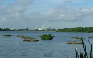 View across Brent (Welsh Harp) reservoir