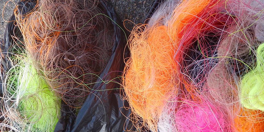 Recycling fishing line: every metre matters