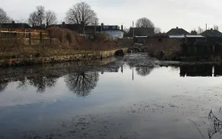 View across Bradley Arm on Old Main Line Canal