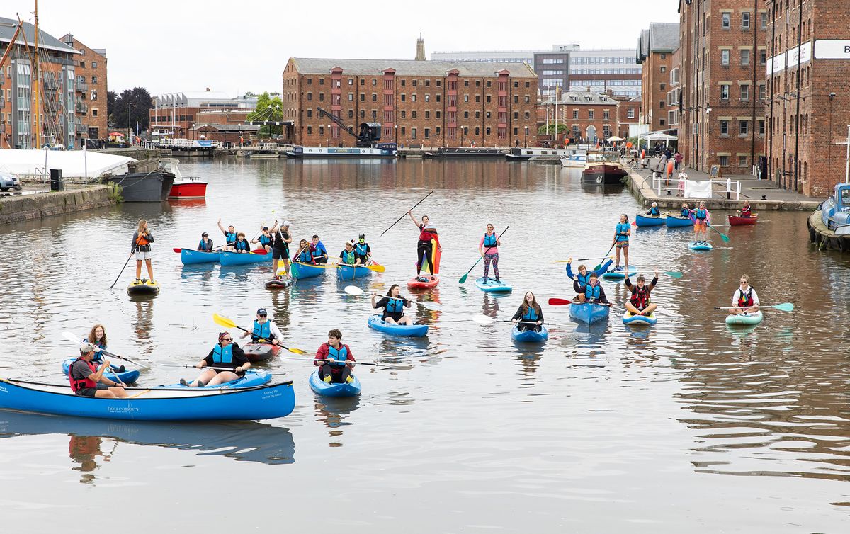 A view of Gloucester and Sharpness Canal