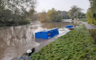 Trust boat at Birstall, Aylesbury