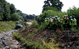 Technical Support Team Day on the Montgomery Canal