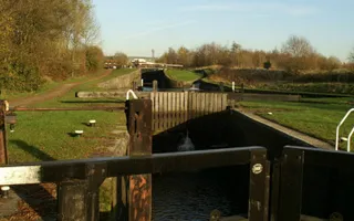 Wigan flight in the evening light