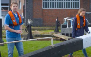 Mechanical advantage at National Waterways Museum Ellesmere Port