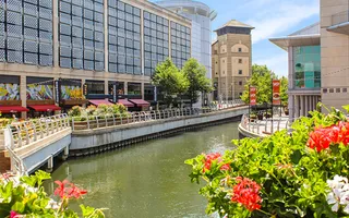 View of the water from The Oracle, Reading