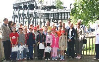 Children enjoying a trip to Anderton