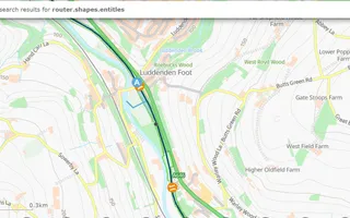 Precise location of the fallen tree: