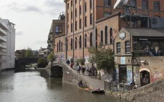 Picture of a canal and a bridge