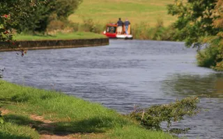 Boat on the Leeds & Liverpool Canal