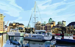 Tomartacus: Deatils from Limehouse Basina Marina