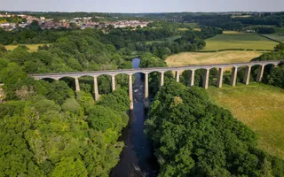 Pontcysyllte Aqueduct in the summer