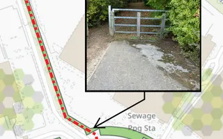 Woodnook Lock Access Route