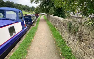 A resurfaced section in Kildwick