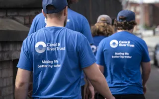 Canal & River Trust colleagues on the towpath