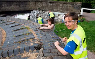 Volunteering by the canal