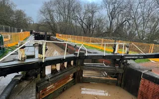 Kegworth Lock 56 - Work Site
