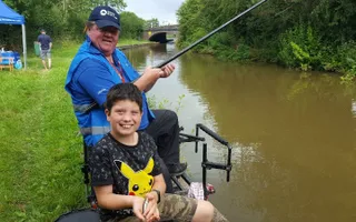 Peter Henery coaching at Let's Fish!