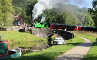 Steam's up at Consall Forge