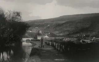 Swansea Canal at Godre'r Graig 1930 (credit: Edward Tucker)