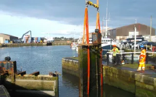 Glasson Dock lock gate