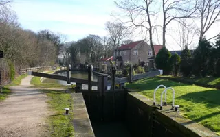 The locks at Turnerwood: Chesterfield Canal