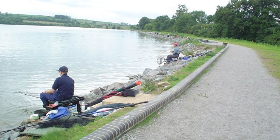 Angler at Boddington Reservoir