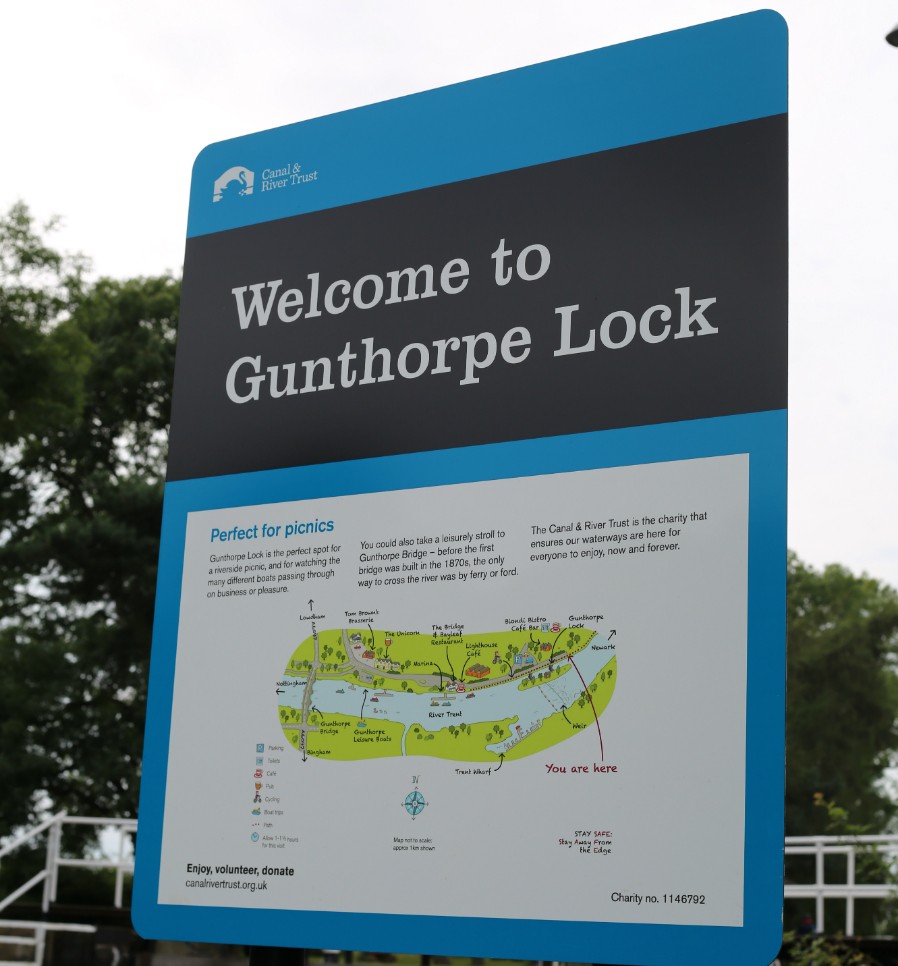 Signage at Gunthorpe