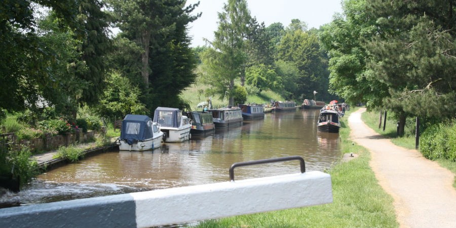 Boats on the Shropshire Canal