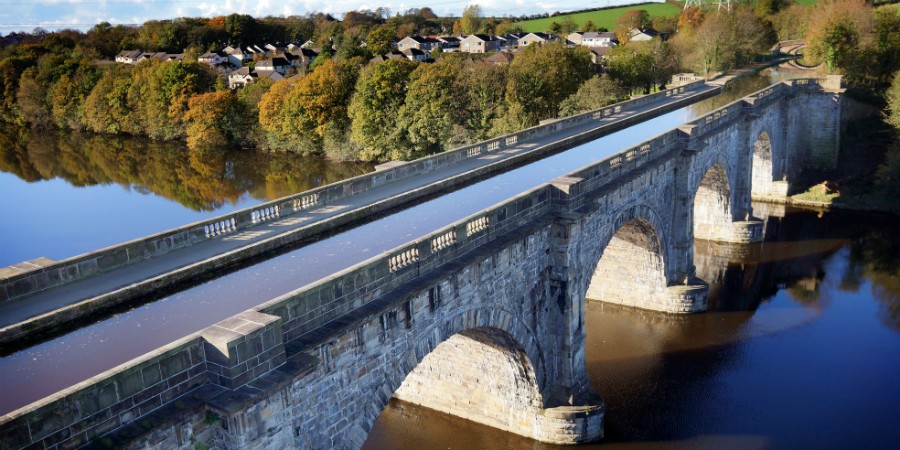 Lune Aqueduct from above