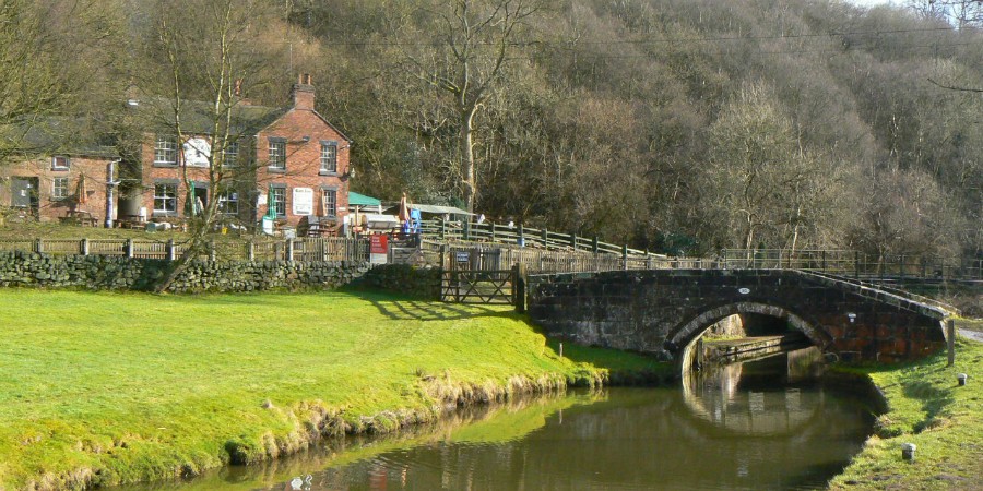 The pub at Consall Forge
