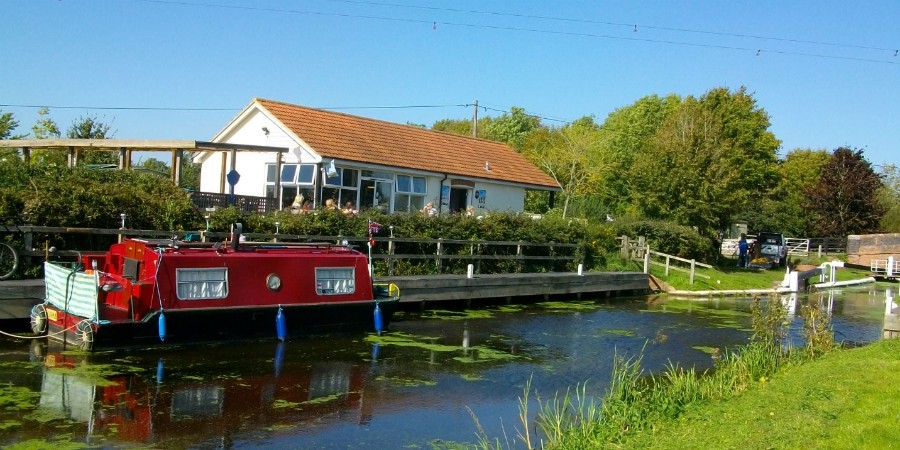 The cafe at Maunsel Locks