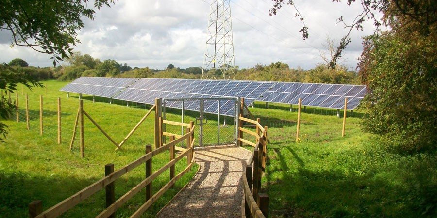 Solar Panels at Caen Hill
