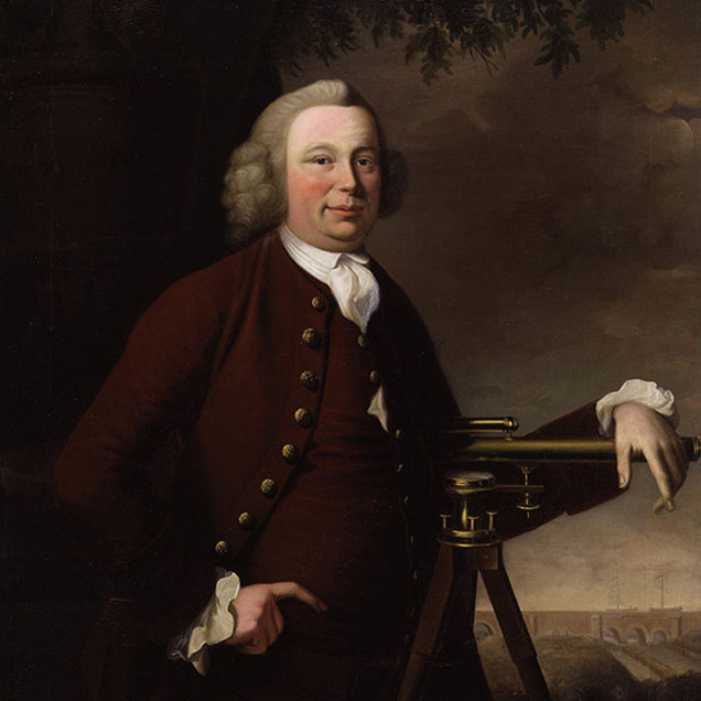 Painted portrait of James Brindley