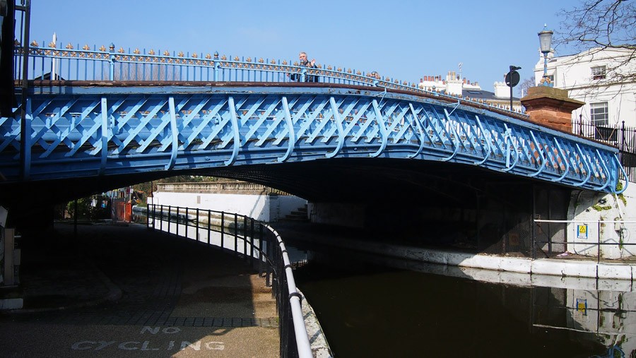 Photo of Little Venice blue bridge