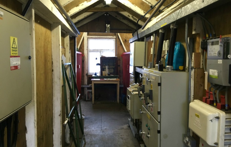 Photo of Inside Brent Reservoir Sluice House