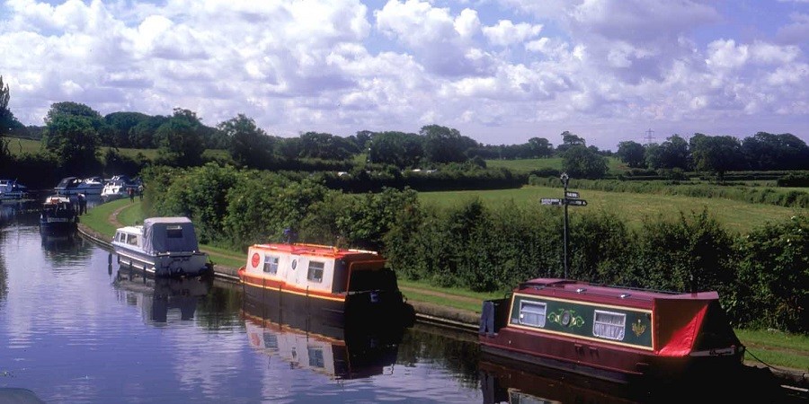 Galgate pre 2003 Lancaster and Ribble Link Canal