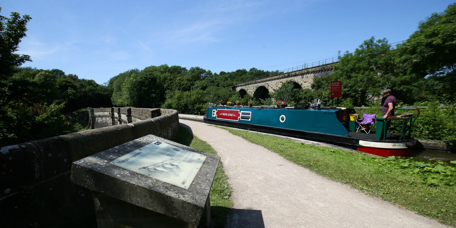 Marple Aqueduct on the Peak Forest Canal