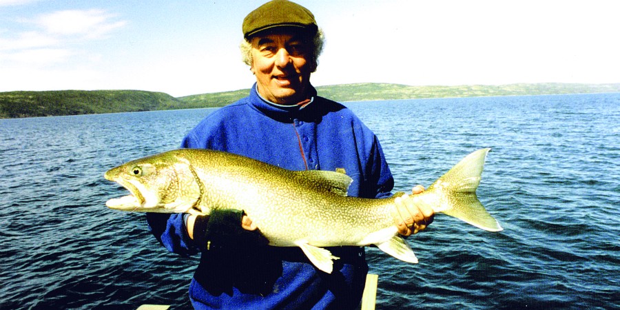 Keith Elliott and lake trout