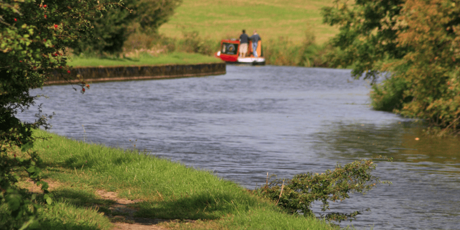 Boat on the Leeds & Liverpool Canal